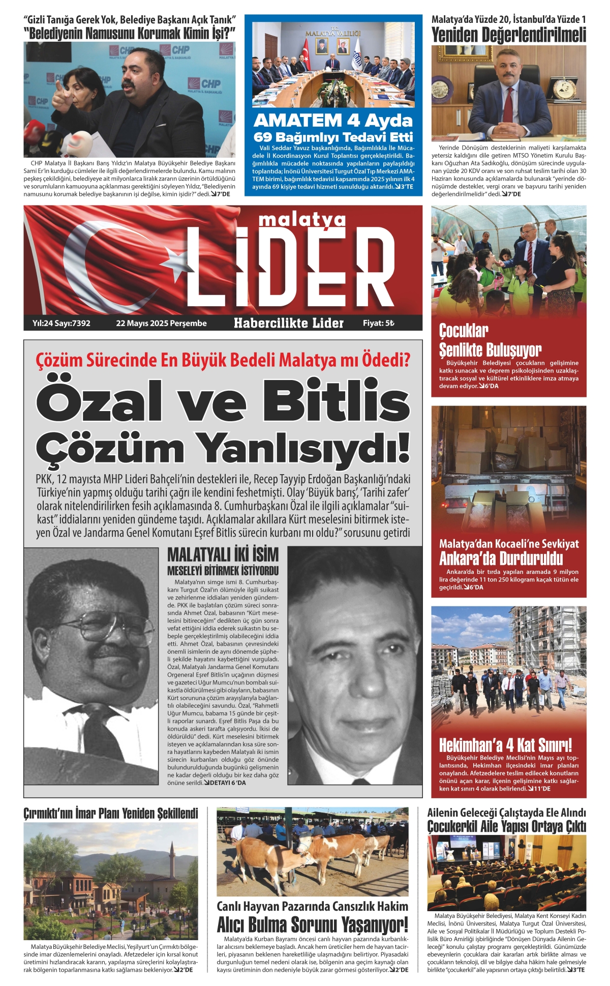 22 MAYIS 2025 LİDER GAZETESİ