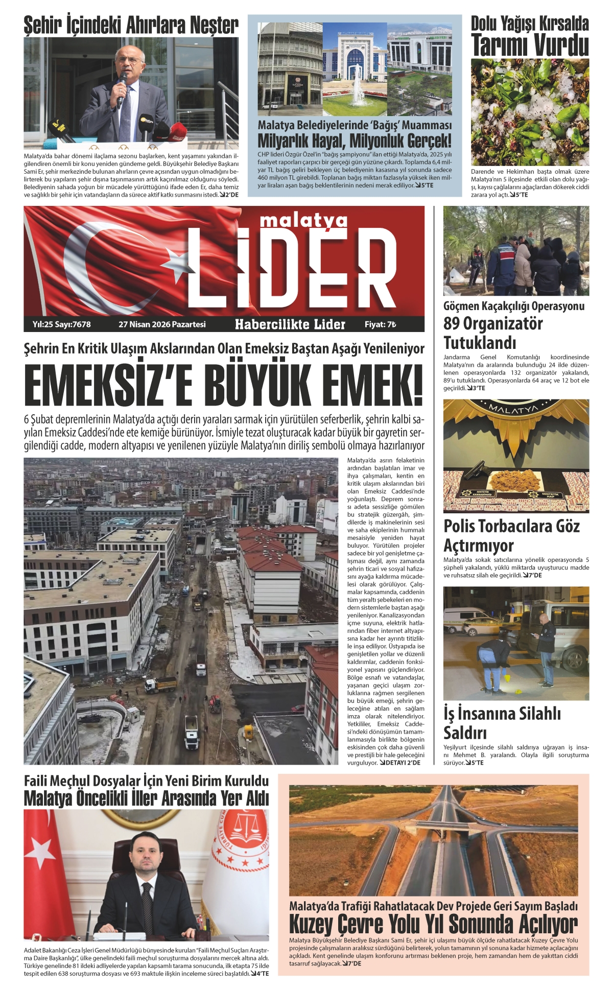27 NİSAN 2026 LİDER GAZETESİ
