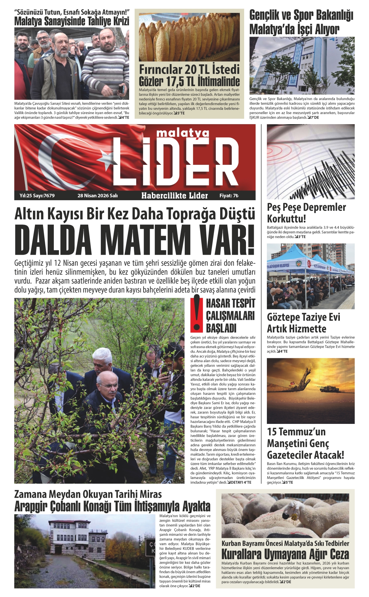 28 NİSAN 2026 LİDER GAZETESİ