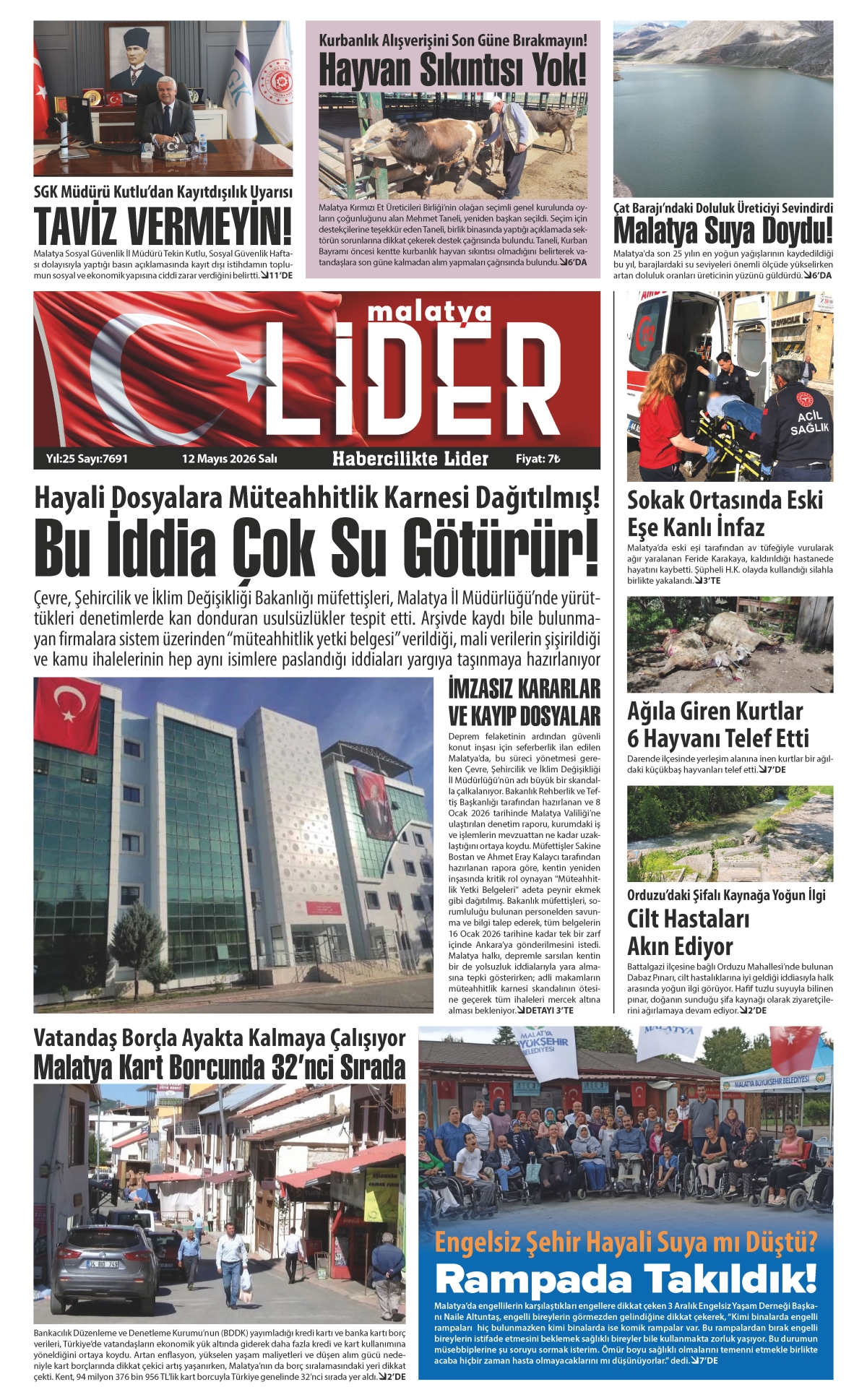 12 MAYIS 2026 LİDER GAZETESİ