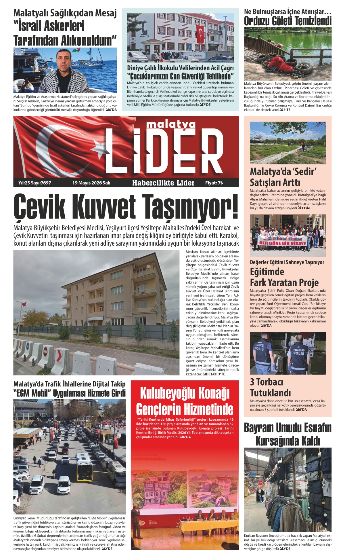 19 MAYIS 2026 LİDER GAZETESİ