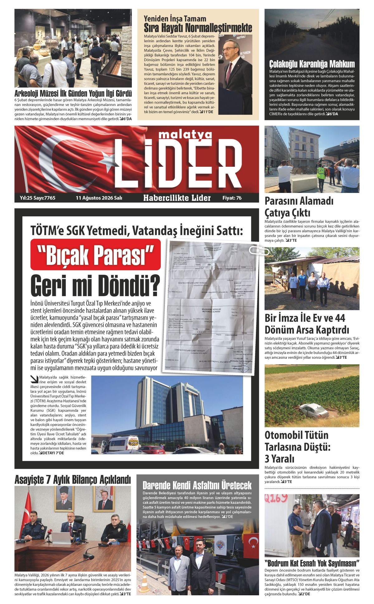 11 AĞUSTOS 2026 LİDER GAZETESİ