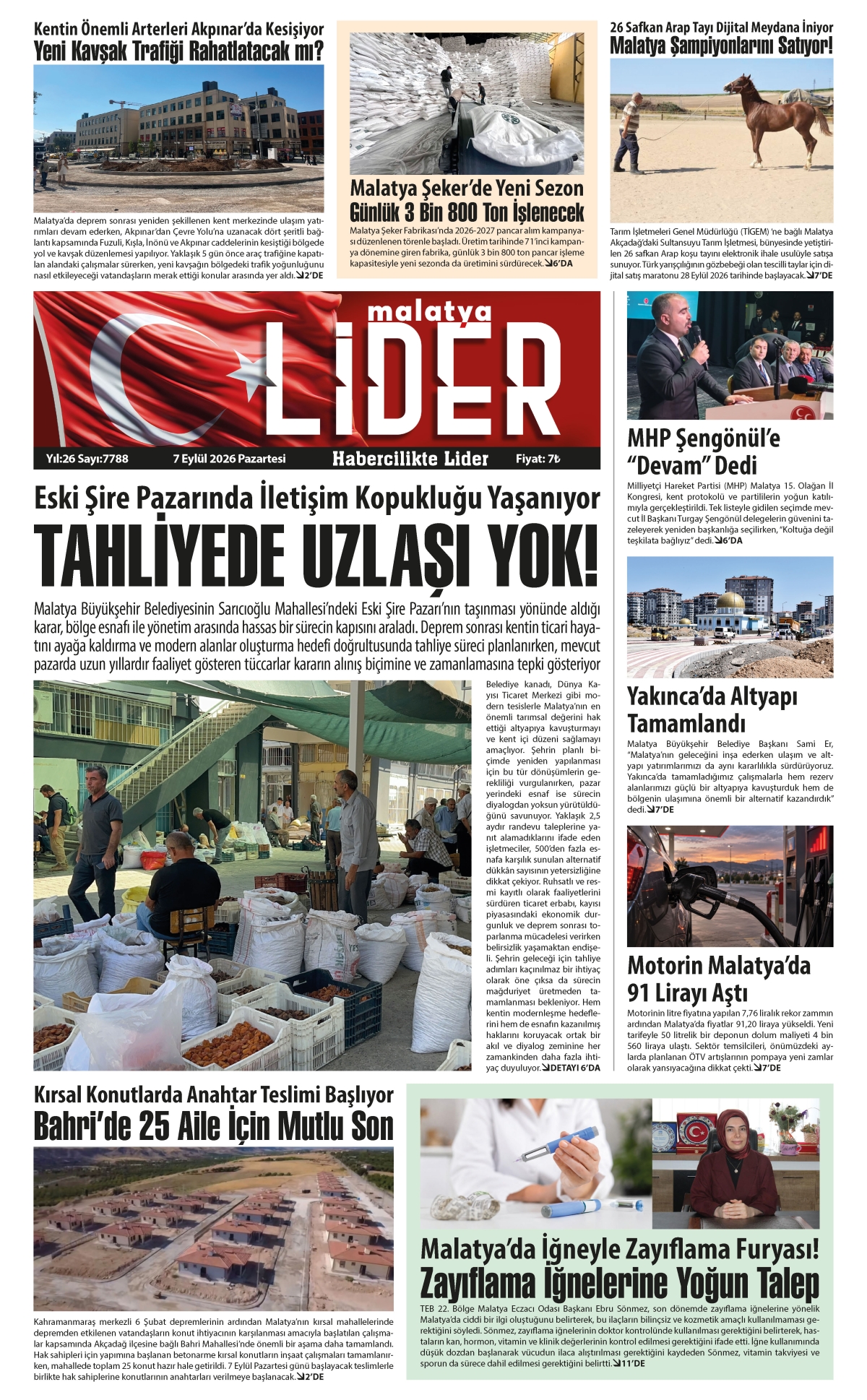 07 EYLÜL 2026 LİDER GAZETESİ