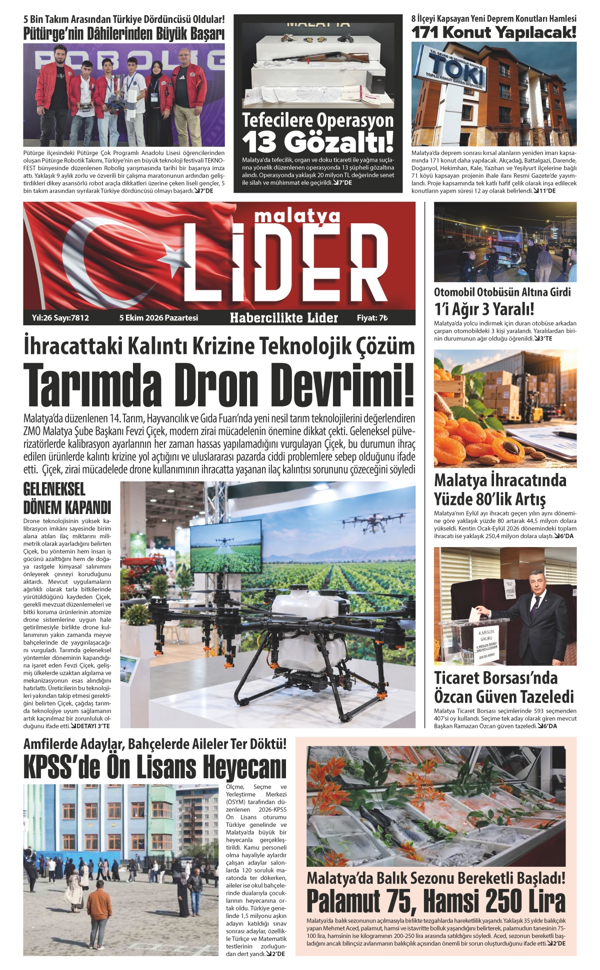 05 EKİM 2026 LİDER GAZETESİ