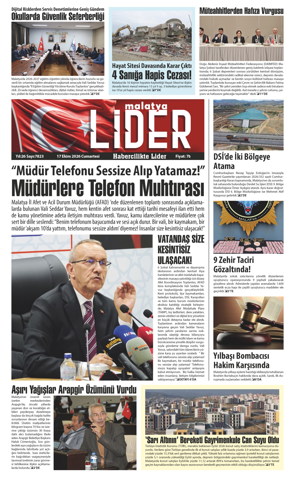 17 EKİM 2026 LİDER GAZETESİ