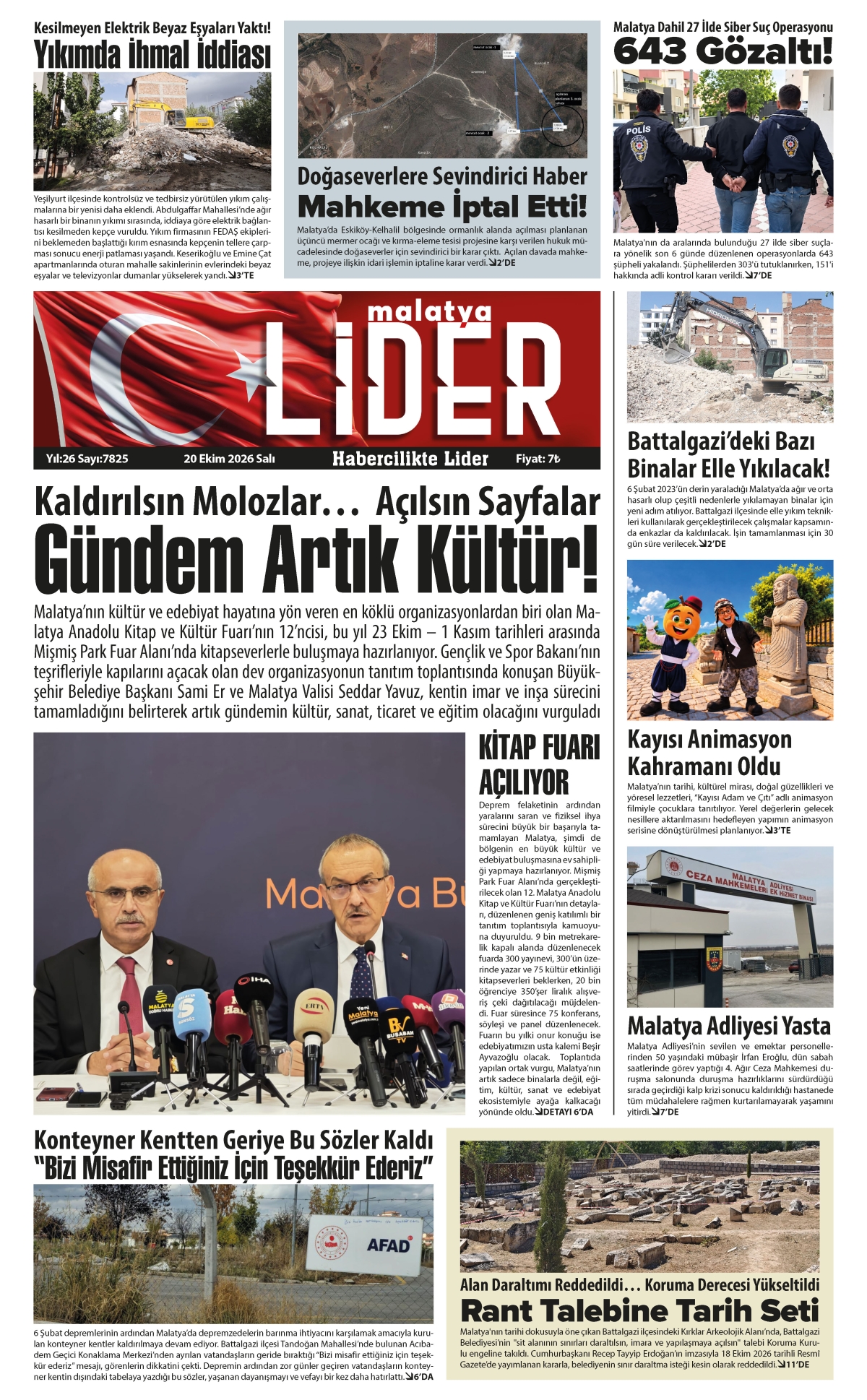 20 EKİM 2026 LİDER GAZETESİ