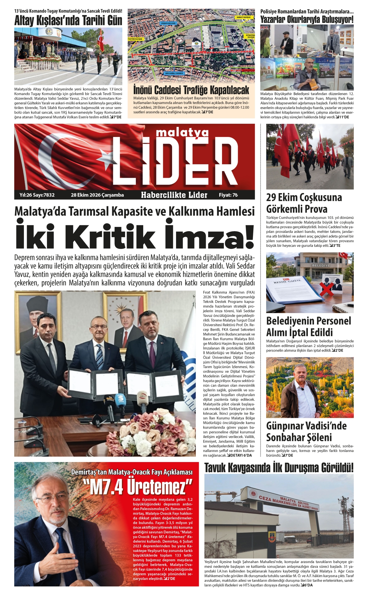 28 EKİM 2026 LİDER GAZETESİ