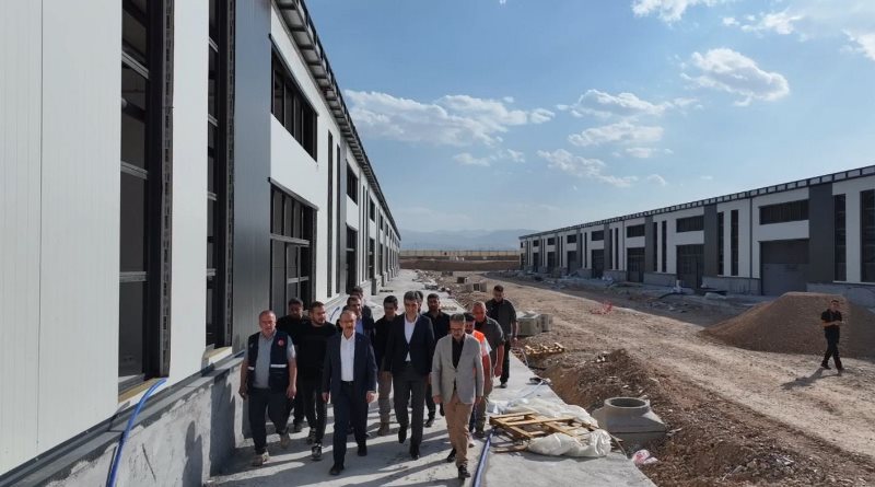 Yeni Sanayi Sitesinin 1. Etabı Yıl Sonuna Kadar Tamamlacak