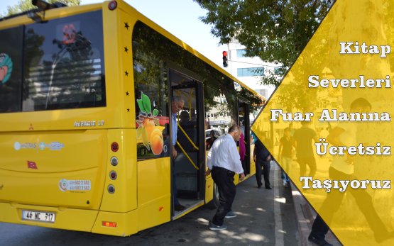 MOTAŞ Kitap Fuarına Ücretsiz Servis Hizmeti Vermeye Başladı