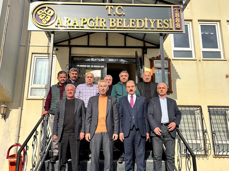  Şevket Keskin ve Beraberindeki Heyet Arapgir Belediyesine Ziyarette Bulundular