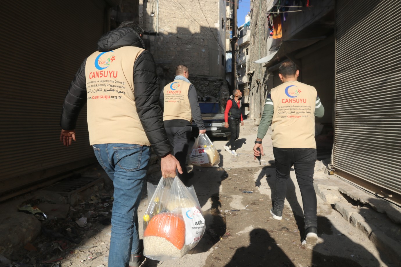 Cansuyu Derneği Halep ve Çevresinde Çalışmalarını Yoğunlaştırdı