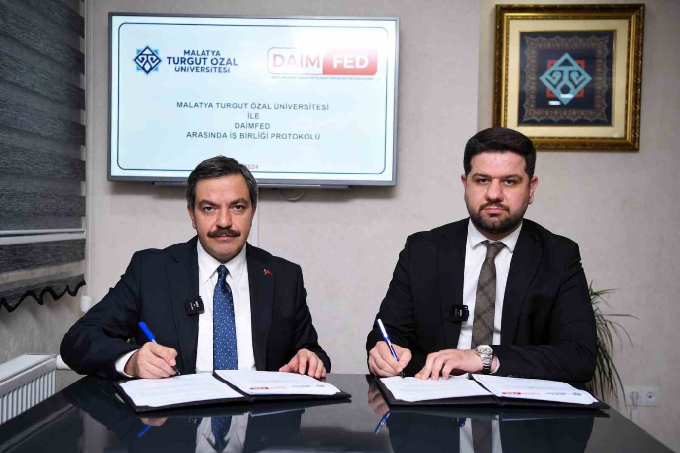 DAIMFED ve Turgut Özal Üniversitesi Rektörlüğü Arasında Önemli İmza