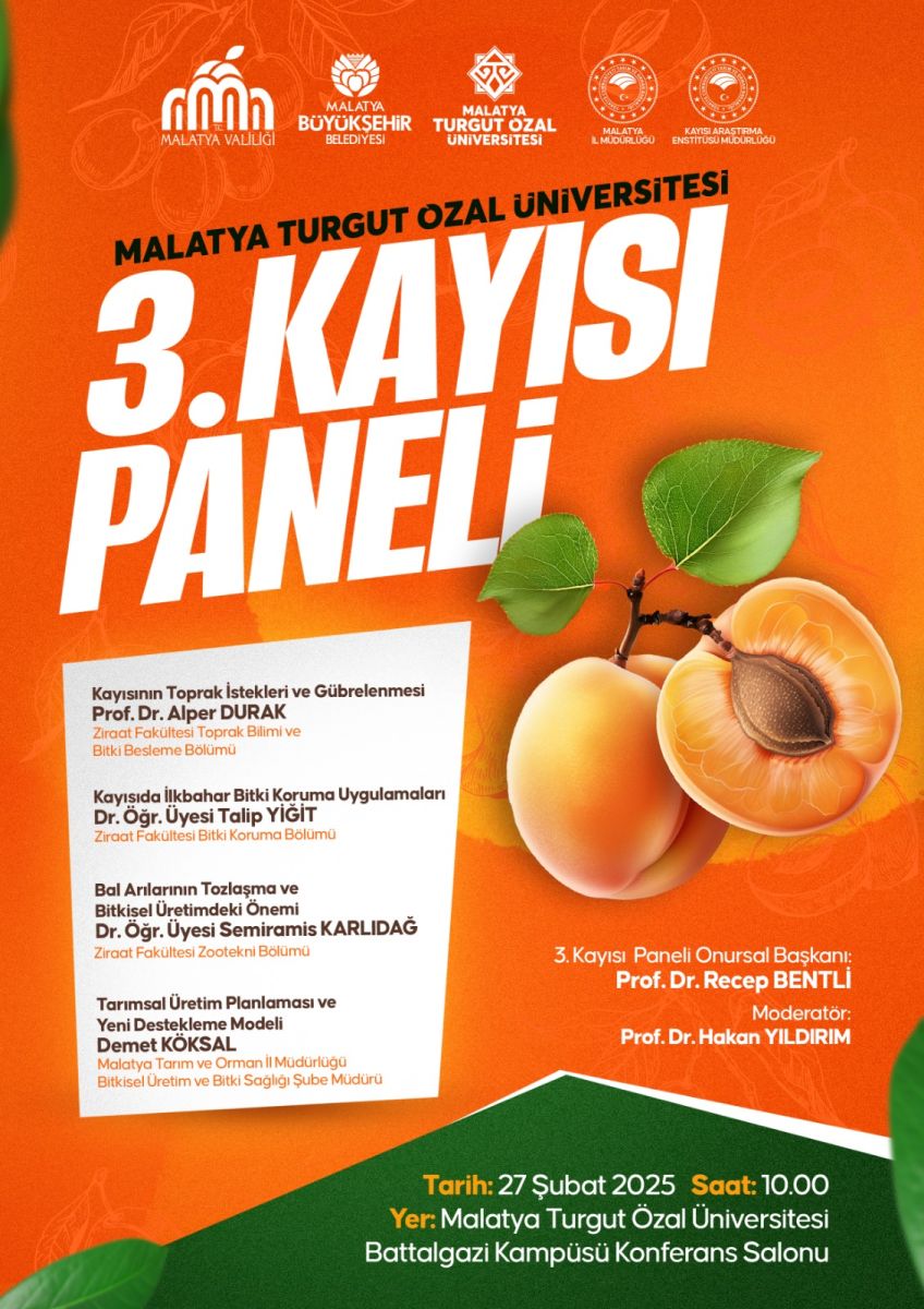 Turgut Özal Üniversitesi 3. Kayısı Panelini Düzenlemeye Hazırlanıyor