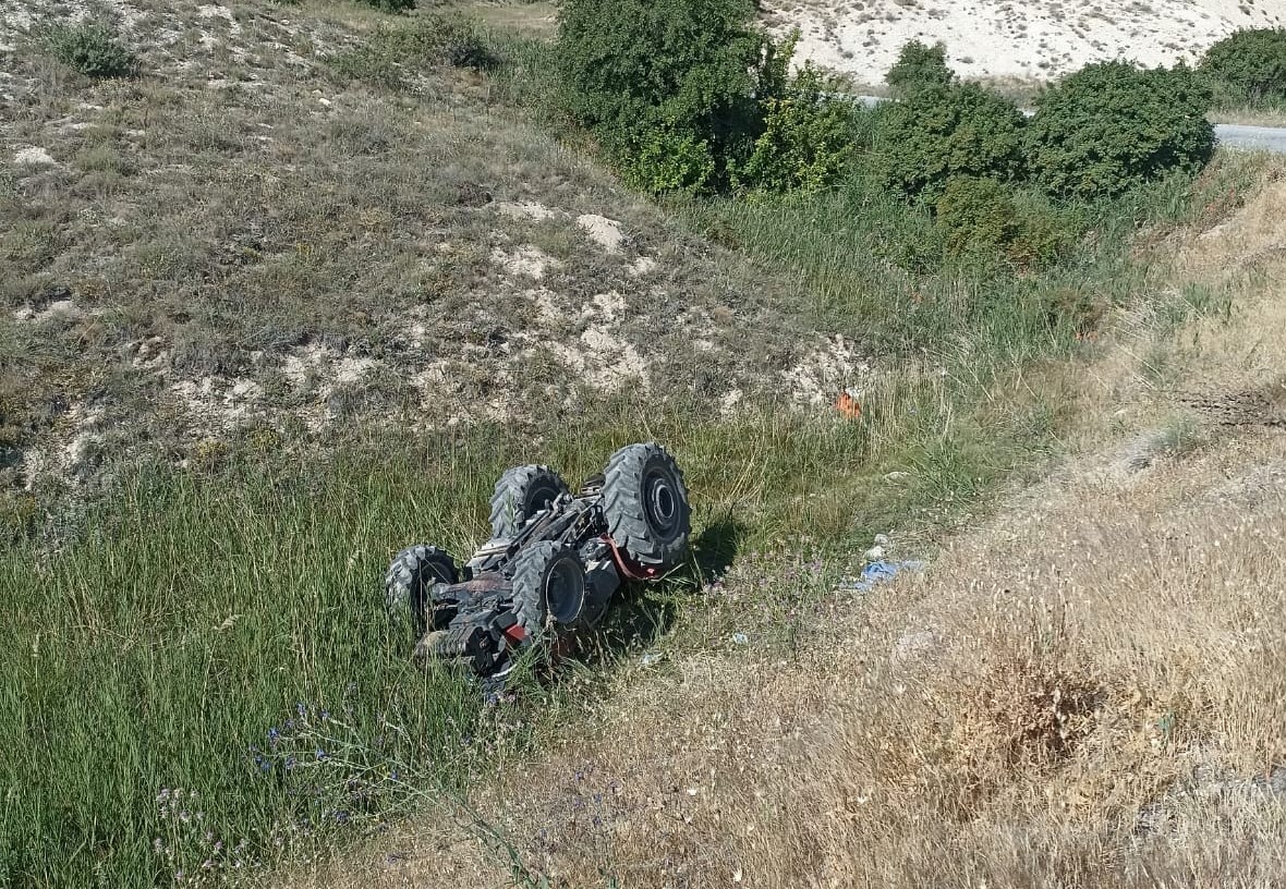 Darende'de Yaşanan Traktör Kazasında,Sürücü Hayatını Kaybetti