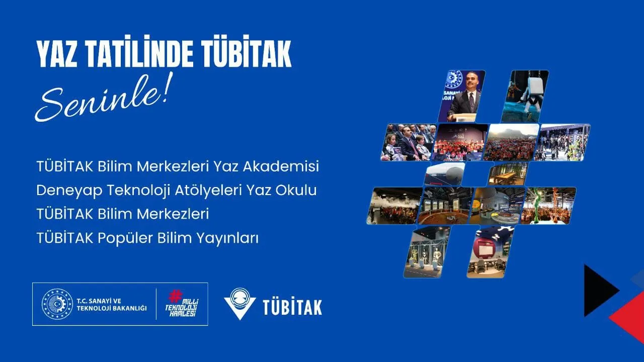 TÜBİTAK'tan,Öğrencilere Ücretsiz Eğitim Fırsatı