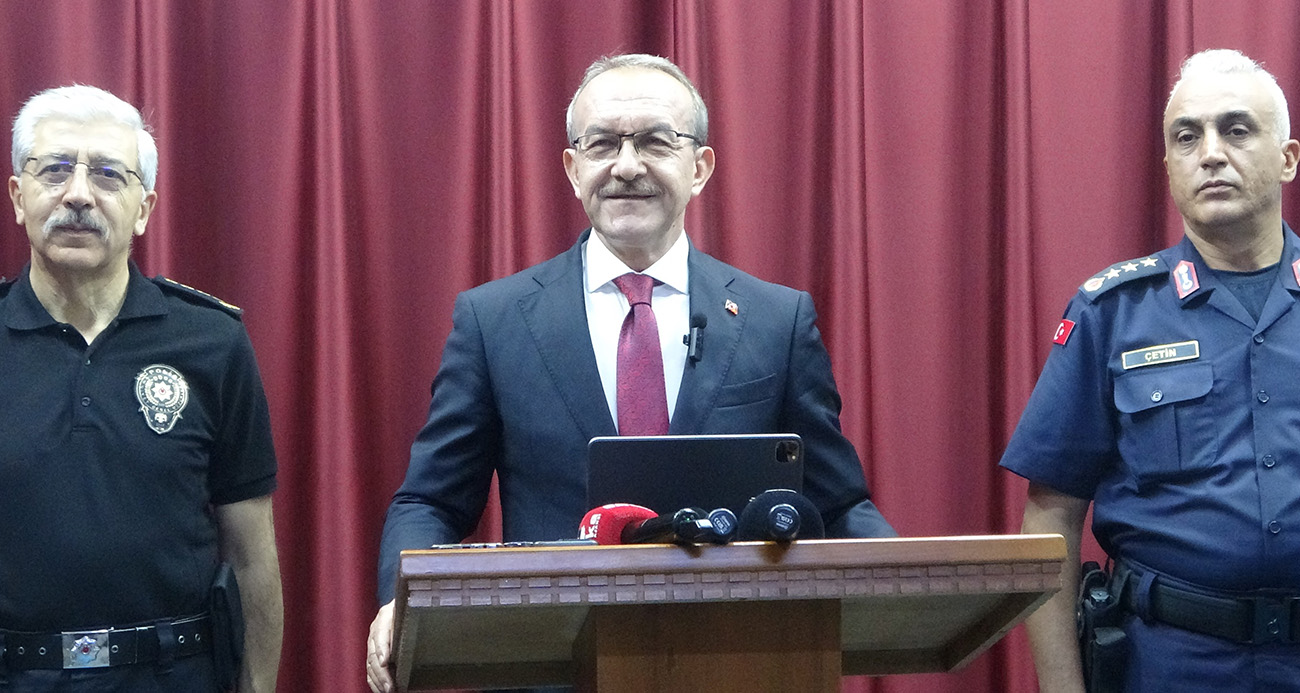 Vali Seddar Yavuz,2025 Ocak-Temmuz Dönemi Asayiş İstatistiklerini Açıkladı