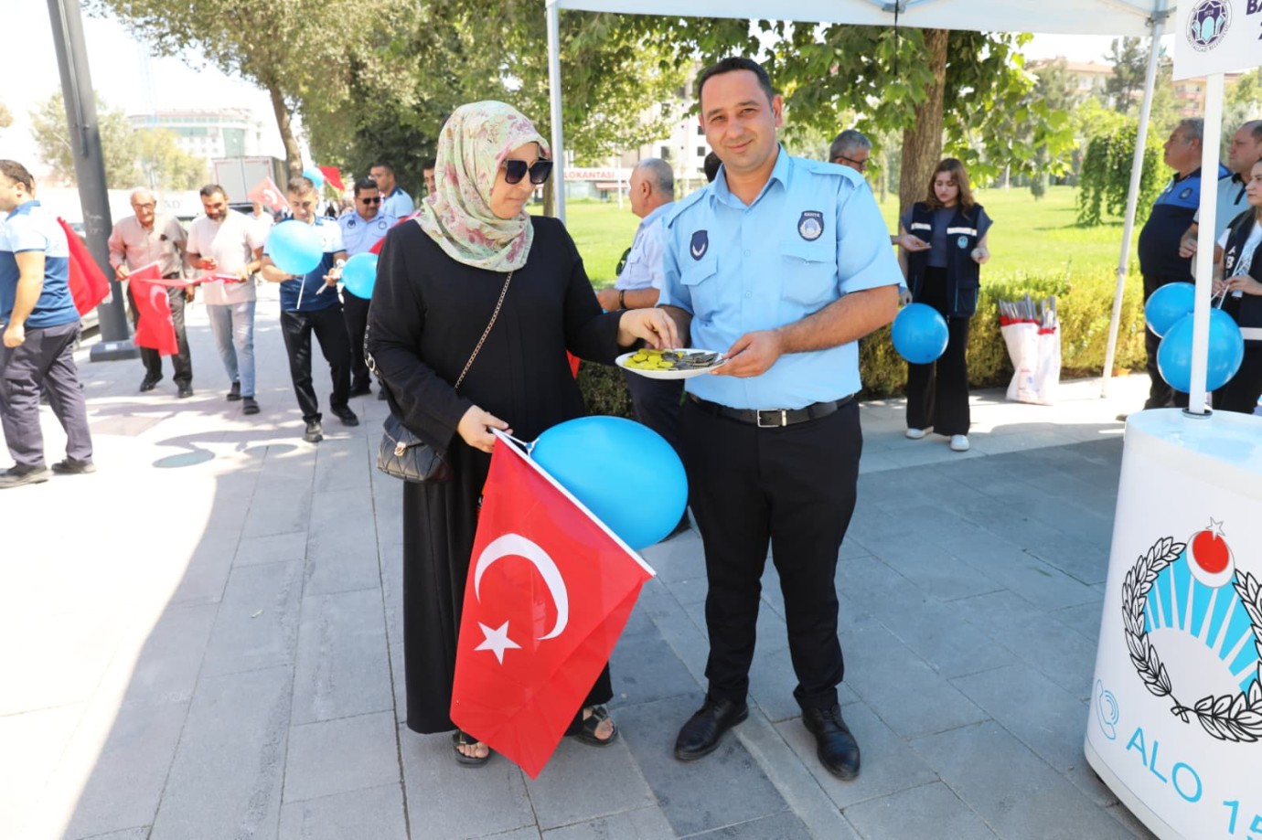 Zabıta Teşkilatının 199. Kuruluş Yıl Dönümünde Battalgazi Belediyesi Zabıtaları Etkinlik Düzenlediler