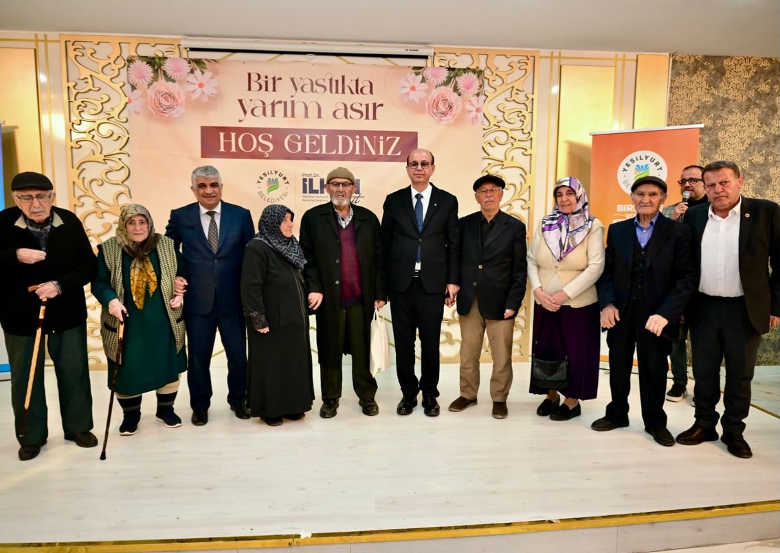 Yeşilyurt’ta Evlilikleri Yarım Asrı Aşan Çiftler İçin Program Düzenlendi