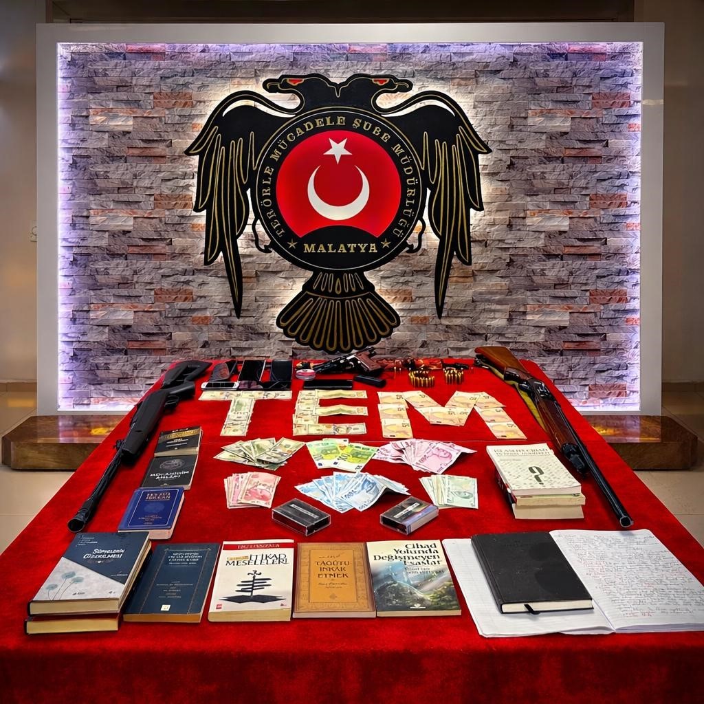 Malatya Merkezli DEAŞ Operasyonunda 9 Şahıs Gözaltına Alındı