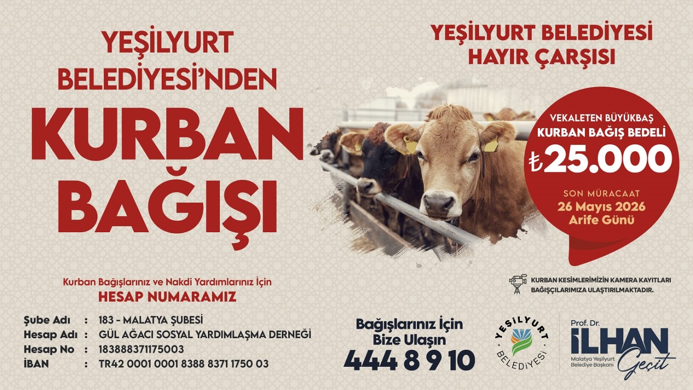 Yeşilyurt Belediyesi,‘Kurban Bağış’ Kampanyasını Başlattı