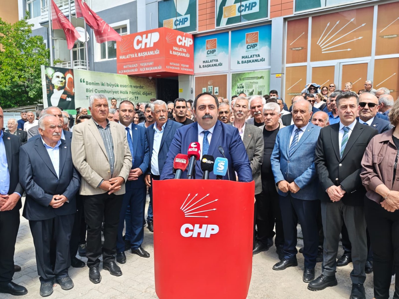Malatya CHP’den Ağbaba’ya Tam Destek..“İftiralar ve Kumpaslar Kaybedecek”