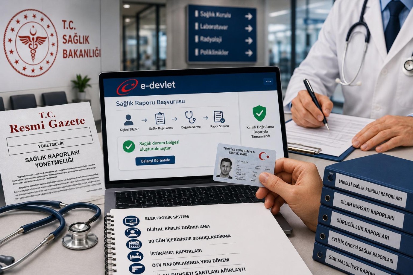 Sağlık Raporlarında Köklü Dönüşüm...Devlet Düğmeye Bastı!
