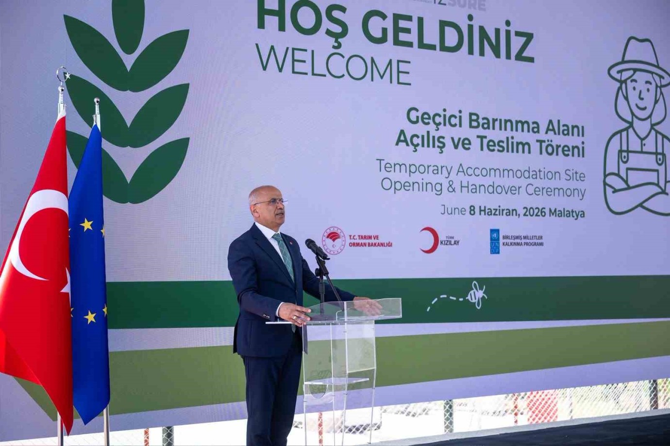Malatya’da Tarım İşçileri İçin Geçici Barınma Alanı İnşa Edildi