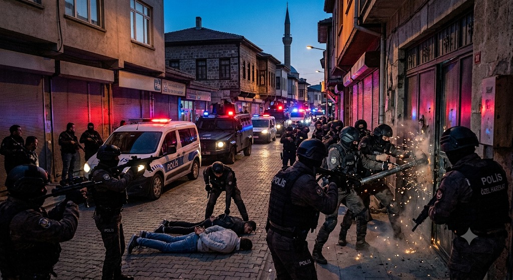 Malatya Dahil 34 İlde Balyoz Operasyonu