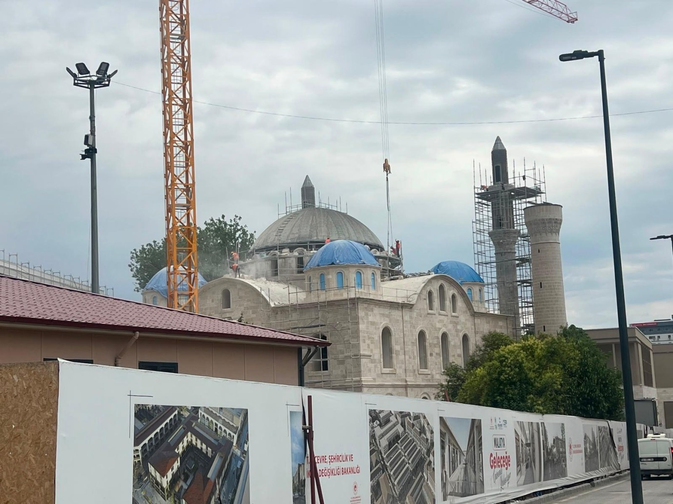 Malatya'nın Simgesi Yeni Camii Eski İhtişamına Kavuşuyor