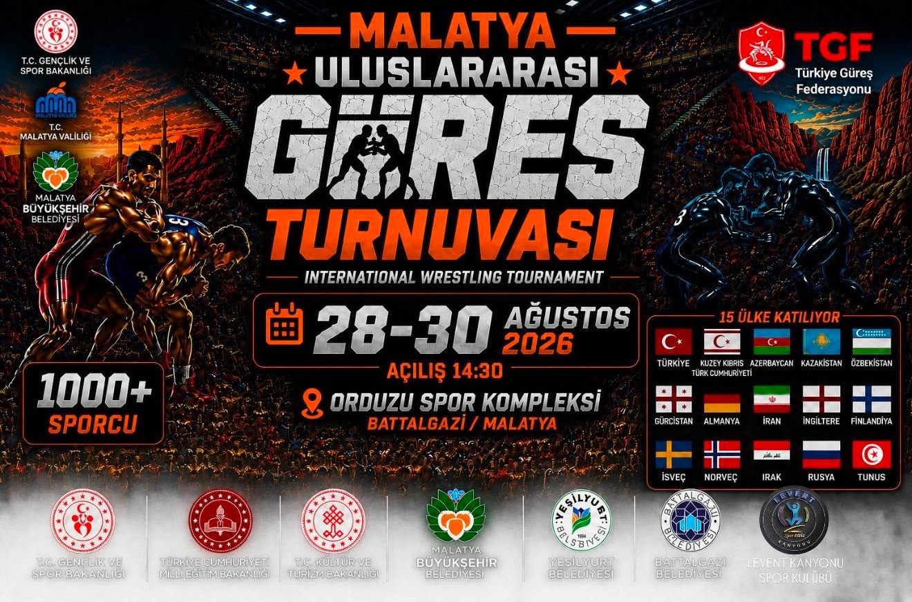 Malatya Uluslararası Güreş Turnuvasına Ev Sahipliği Yapacak