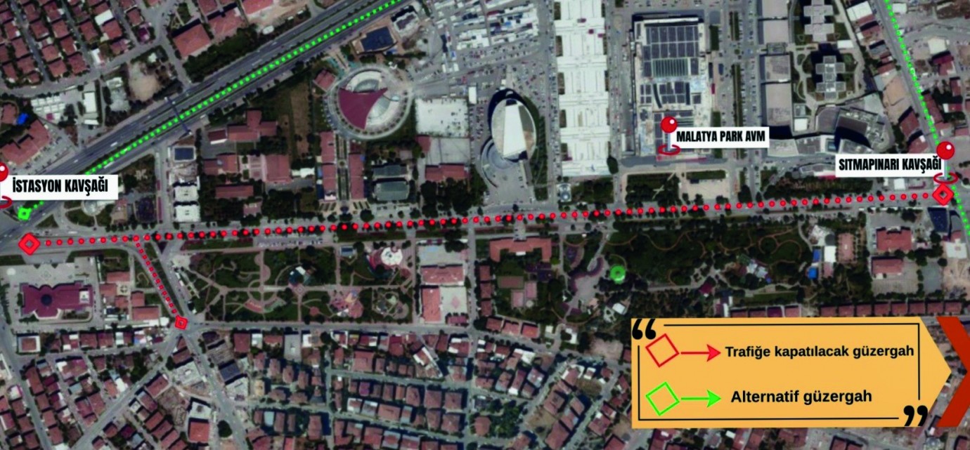 30 Ağustos'ta İnönü Caddesi Araç Trafiğine Kapatılıyor