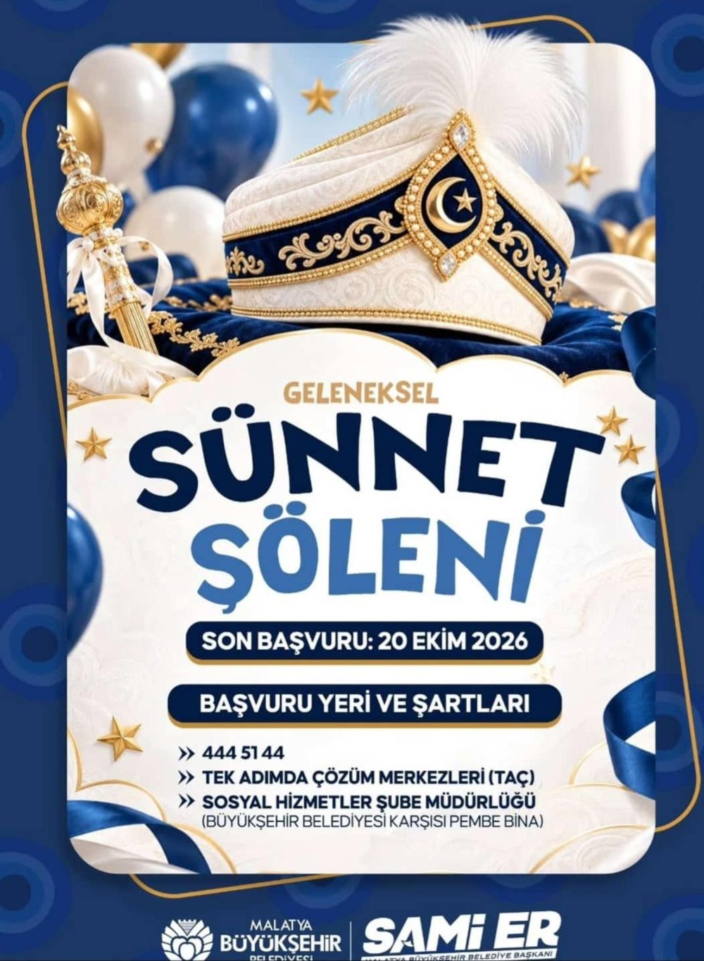 Malatya Büyükşehir'den Sünnet Organizasyonu