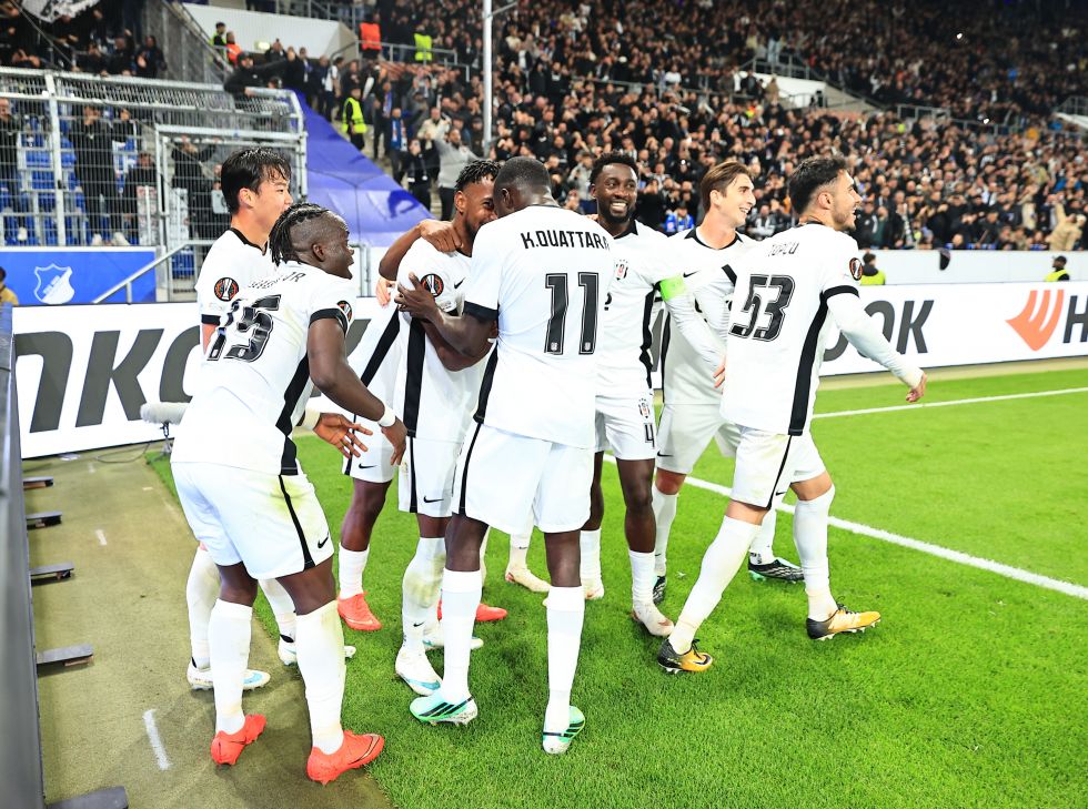 UEFA Avrupa Ligi'nde Beşiktaş, Hoffenheim Takımını 3-2 Mağlup Etti