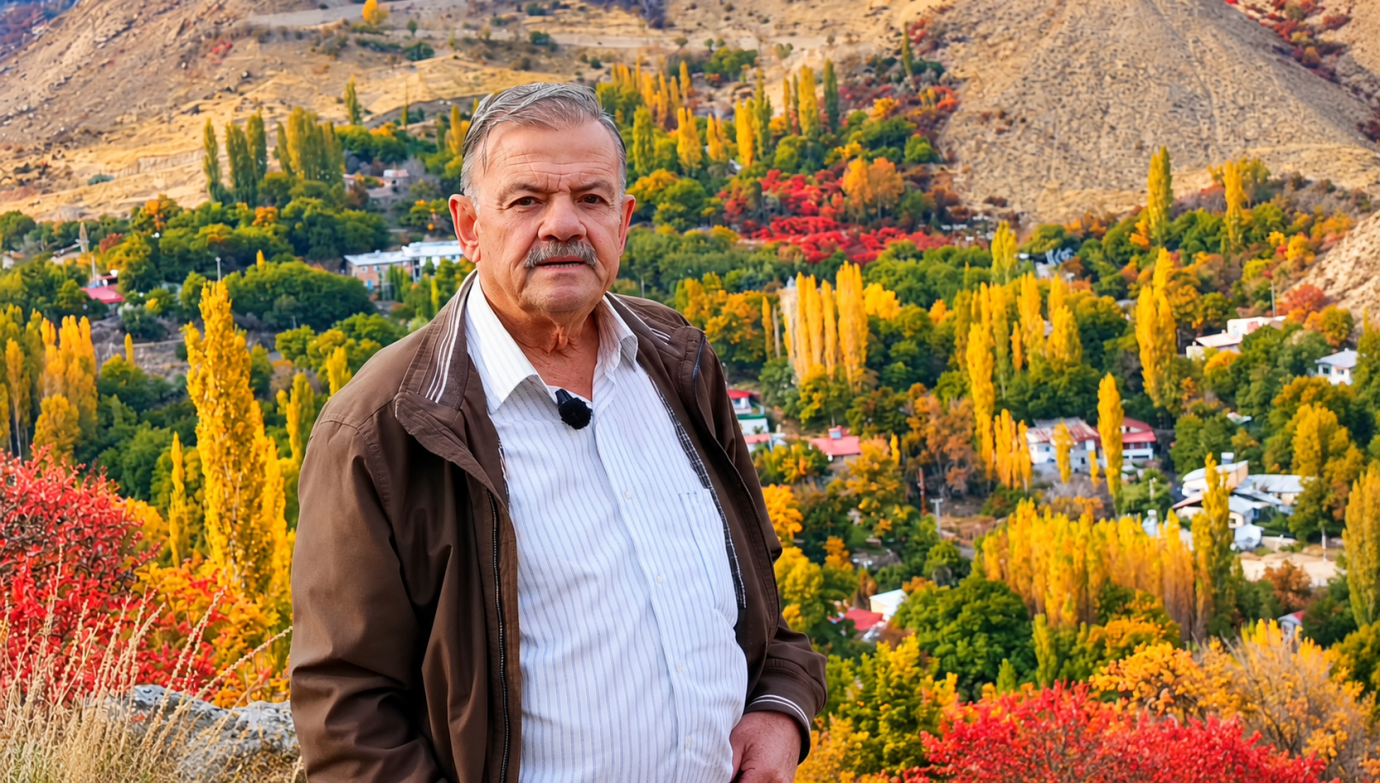 Darende Günpınar Vadisi'nde Sonbaharda da Görsel Şölen Var