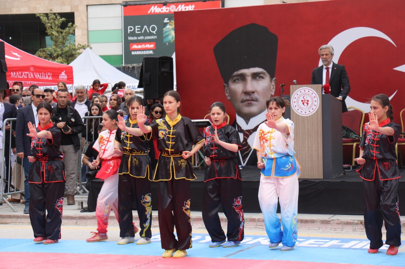 Gençliğin Bayramı Malatya’da Renkli Görüntülere Sahne Oldu