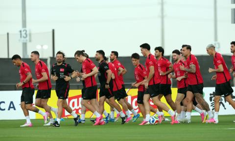 A Millî Futbol Takımımız,Paraguay Maçı Hazırlıklarını Sürdürüyor