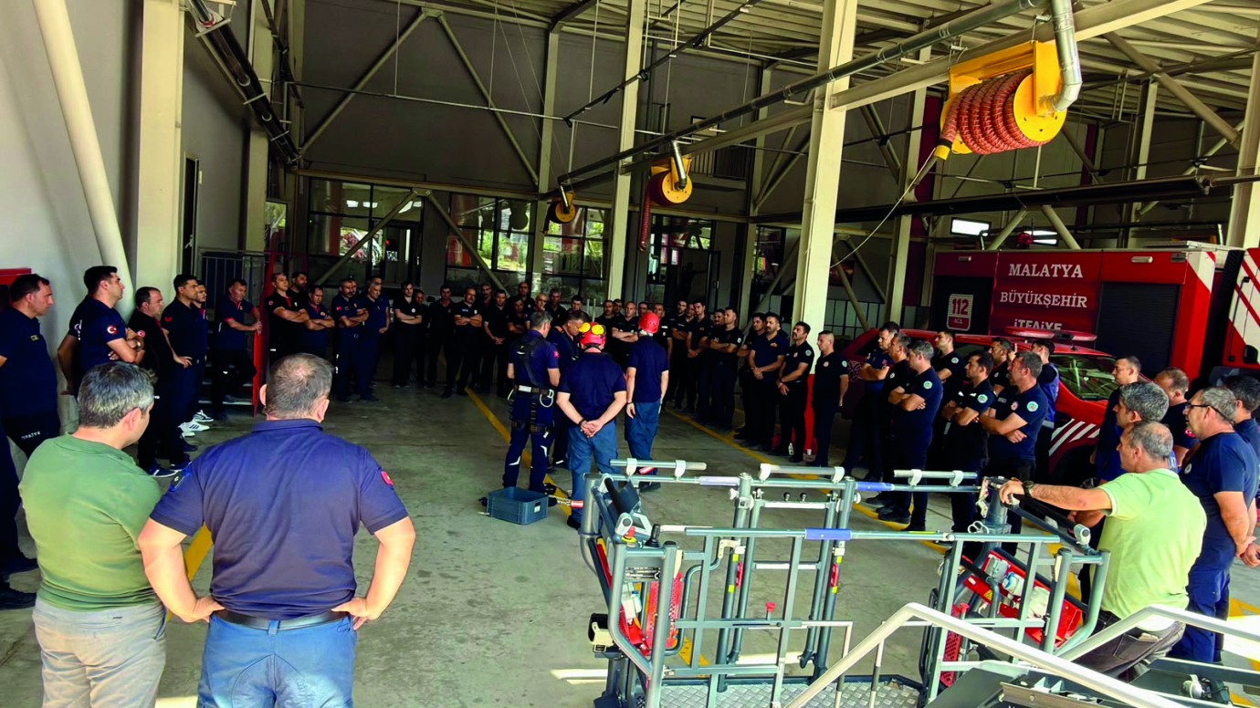 PACE Projesi Kapsamında Malatya İtfaiyesine Eğitim